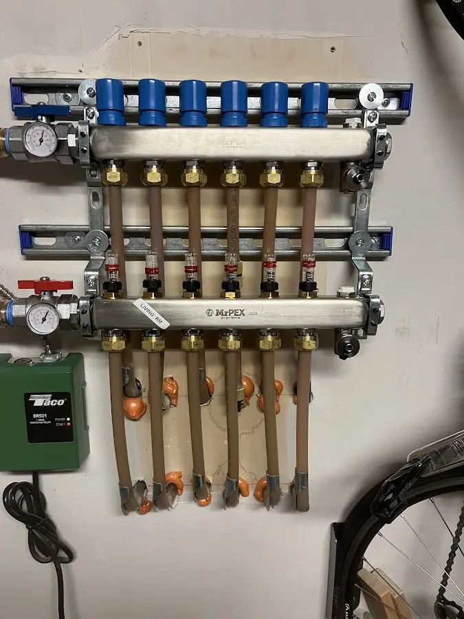 Plumber performing Leak Detection at a residential property in Wolfeboro